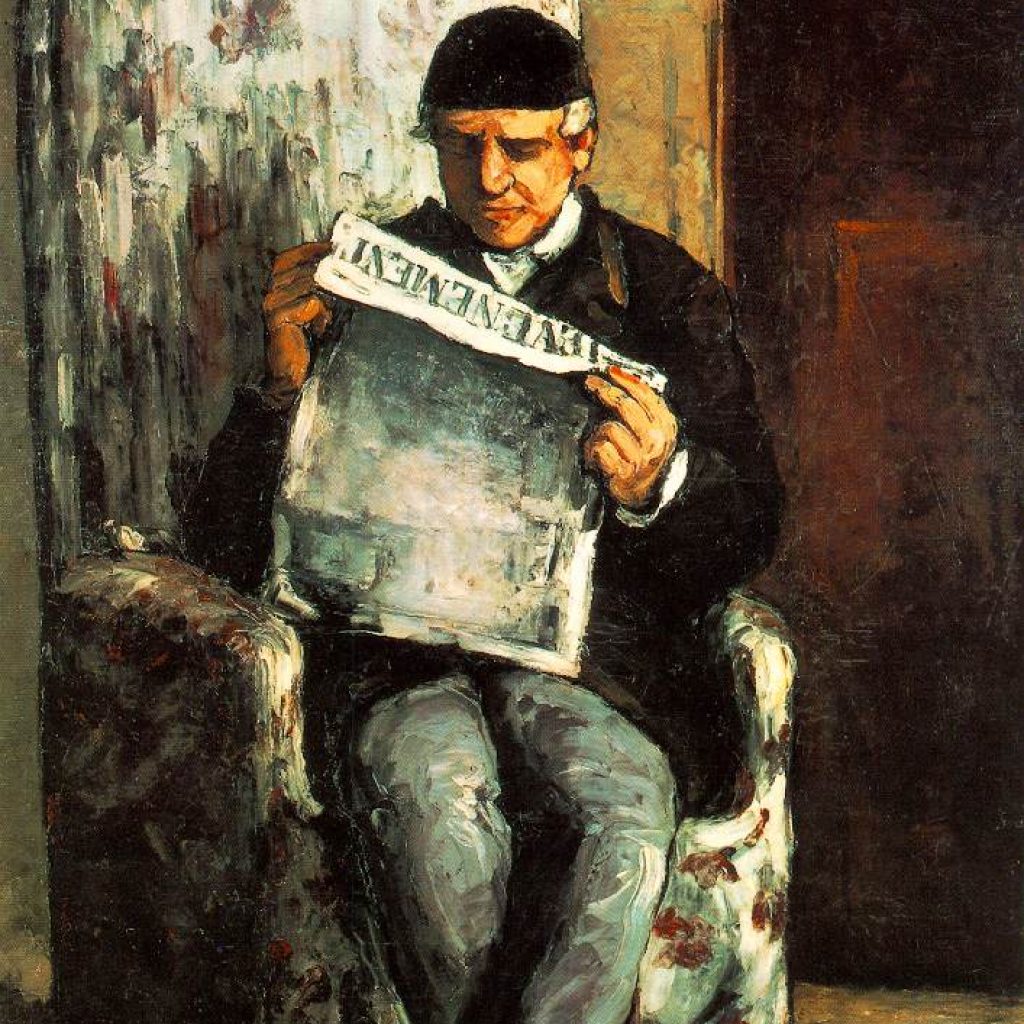 Portrait du père de l'artiste - Cézanne