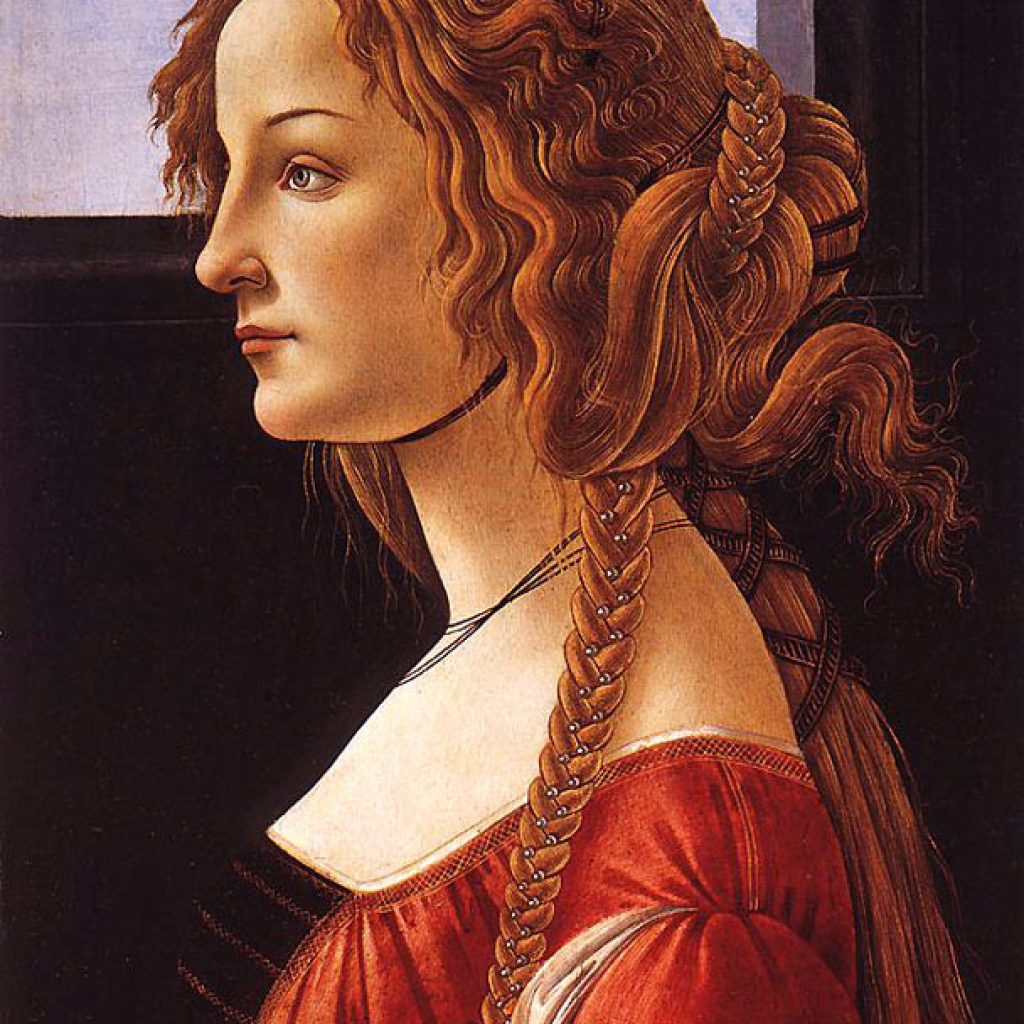Portrait d'une jeune femme - Botticelli