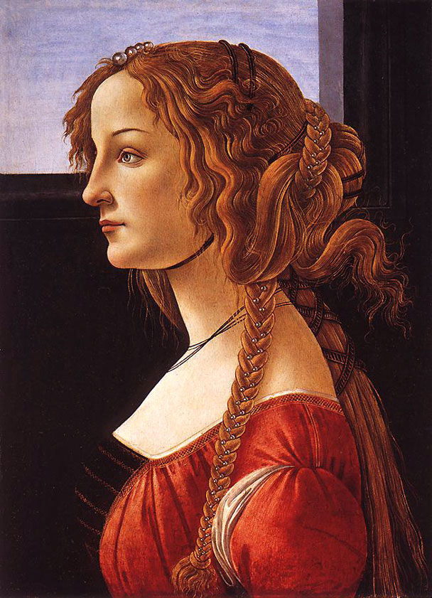 Portrait d'une jeune femme - Botticelli