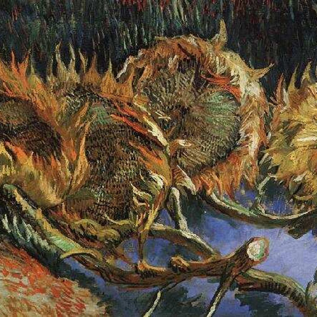 Quatre tournesols coupés - Van Gogh