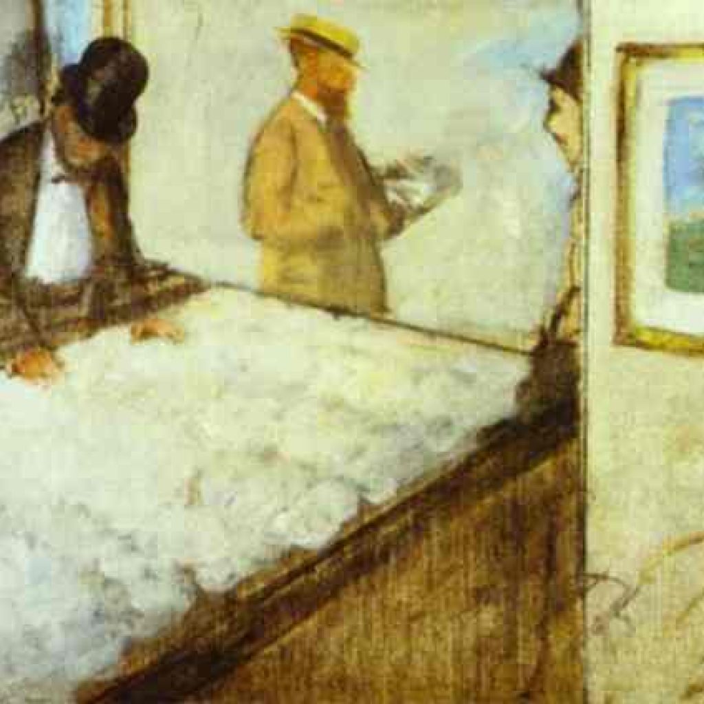 Revendeurs de cotton au New Orleans - Degas