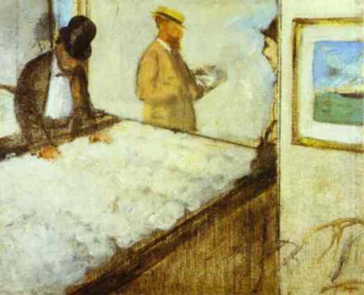 Revendeurs de cotton au New Orleans - Degas