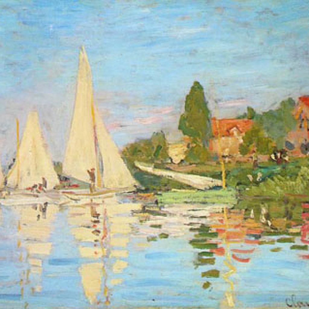 Régates à Argenteuil - Monet