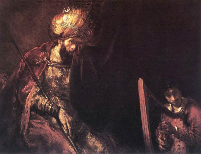 Saül et David - Rembrandt
