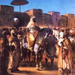 Sultan du maroc et sa suite - Delacroix