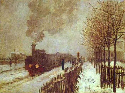 Train dans la neige - Monet