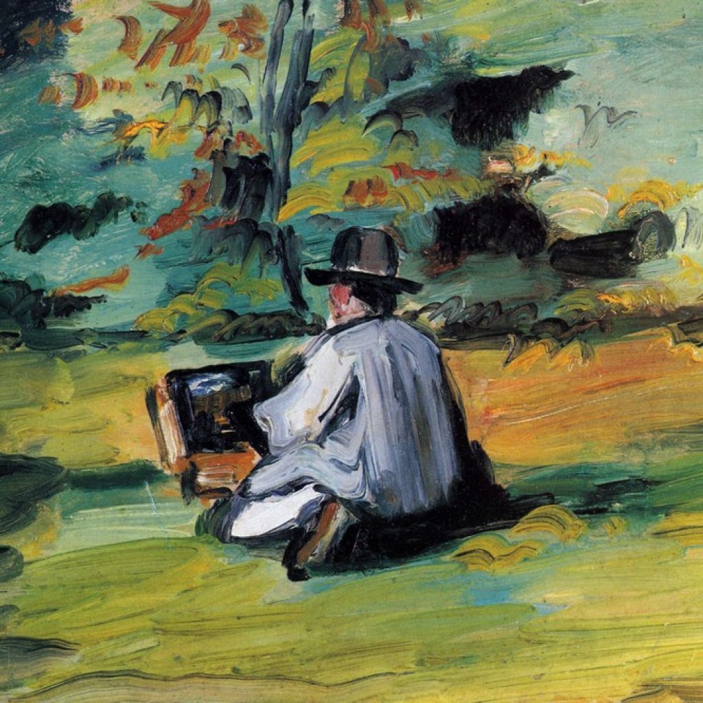 Un peintre au travail - Cézanne