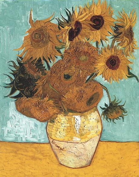 Vase avec douze tournesols - Van Gogh