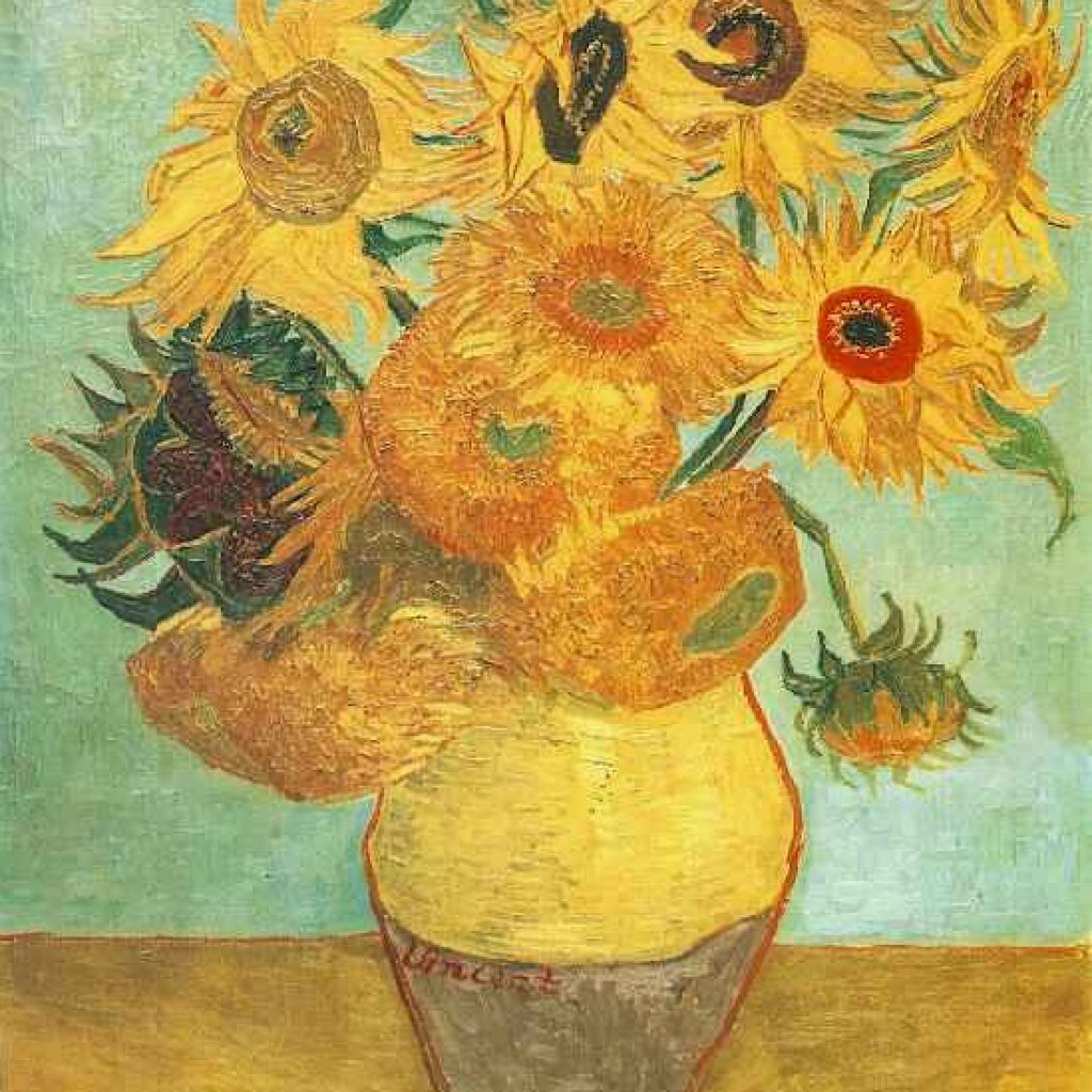 Vase avec douze tournesols - Van Gogh