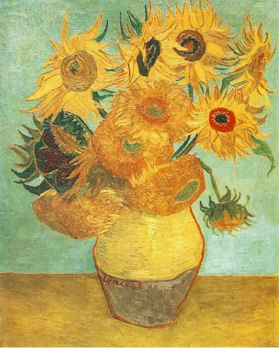Vase avec douze tournesols - Van Gogh