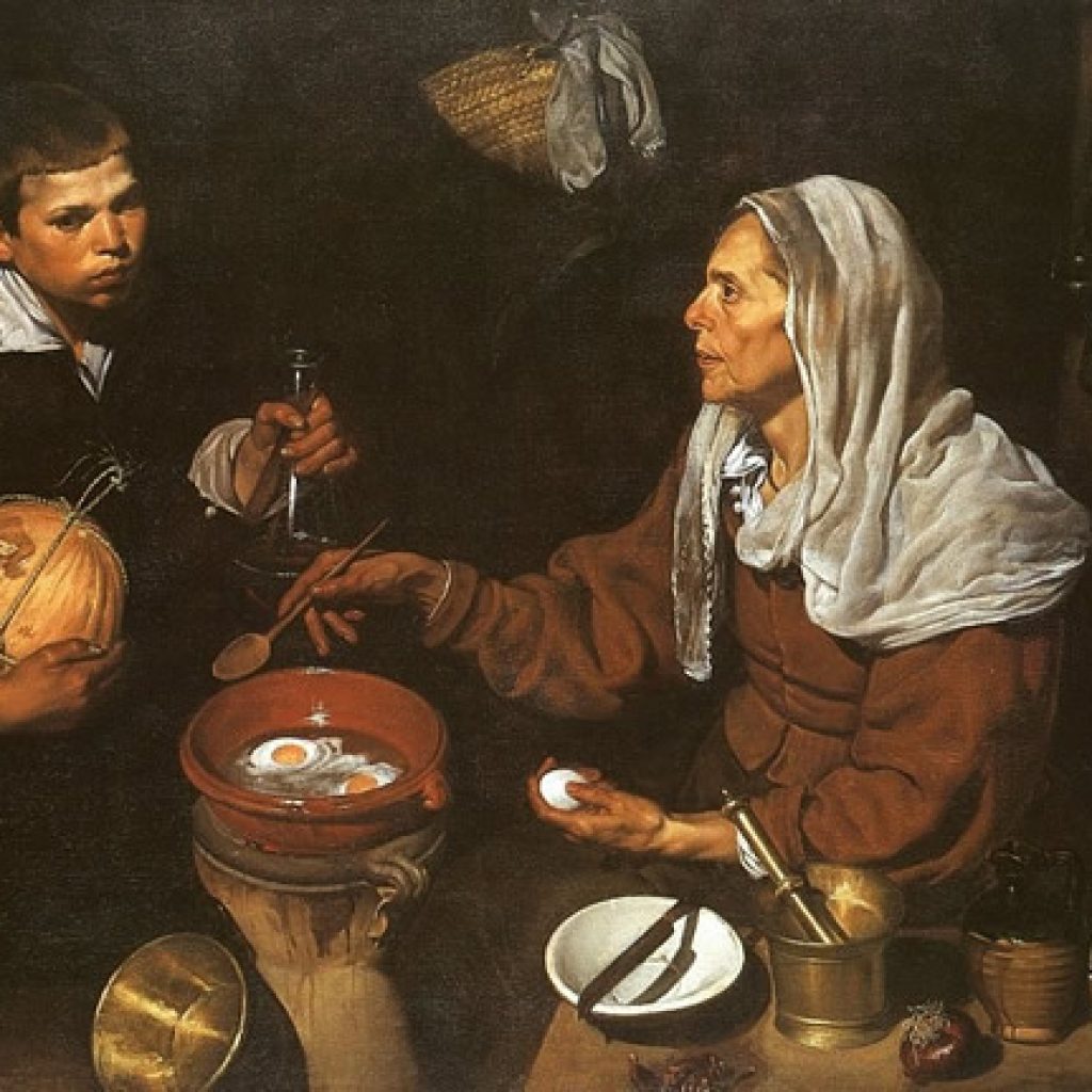 Vieille femme faisant frire des œufs - Velazquez