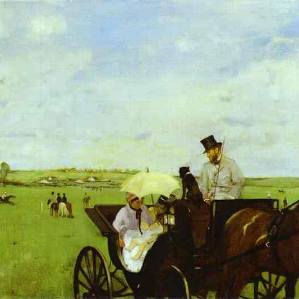 Voiture aux courses - Degas