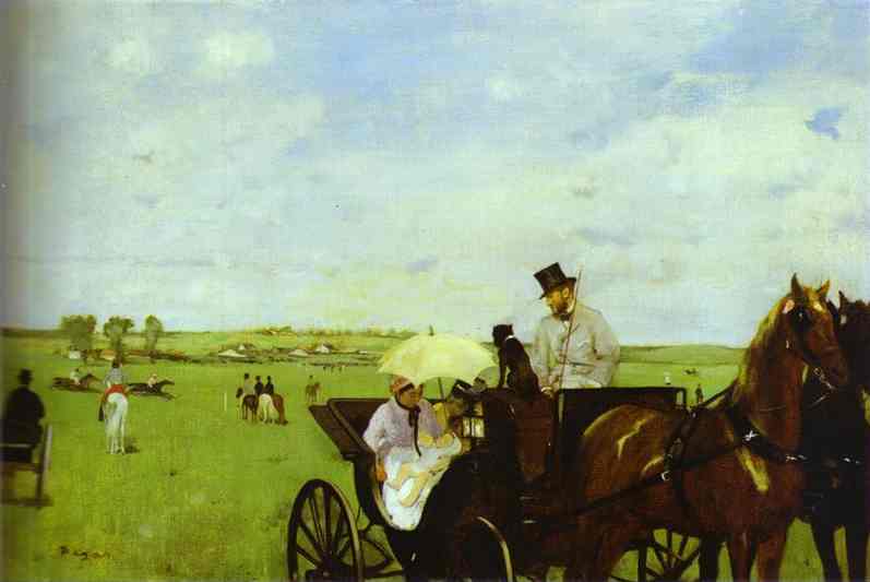 Voiture aux courses - Degas