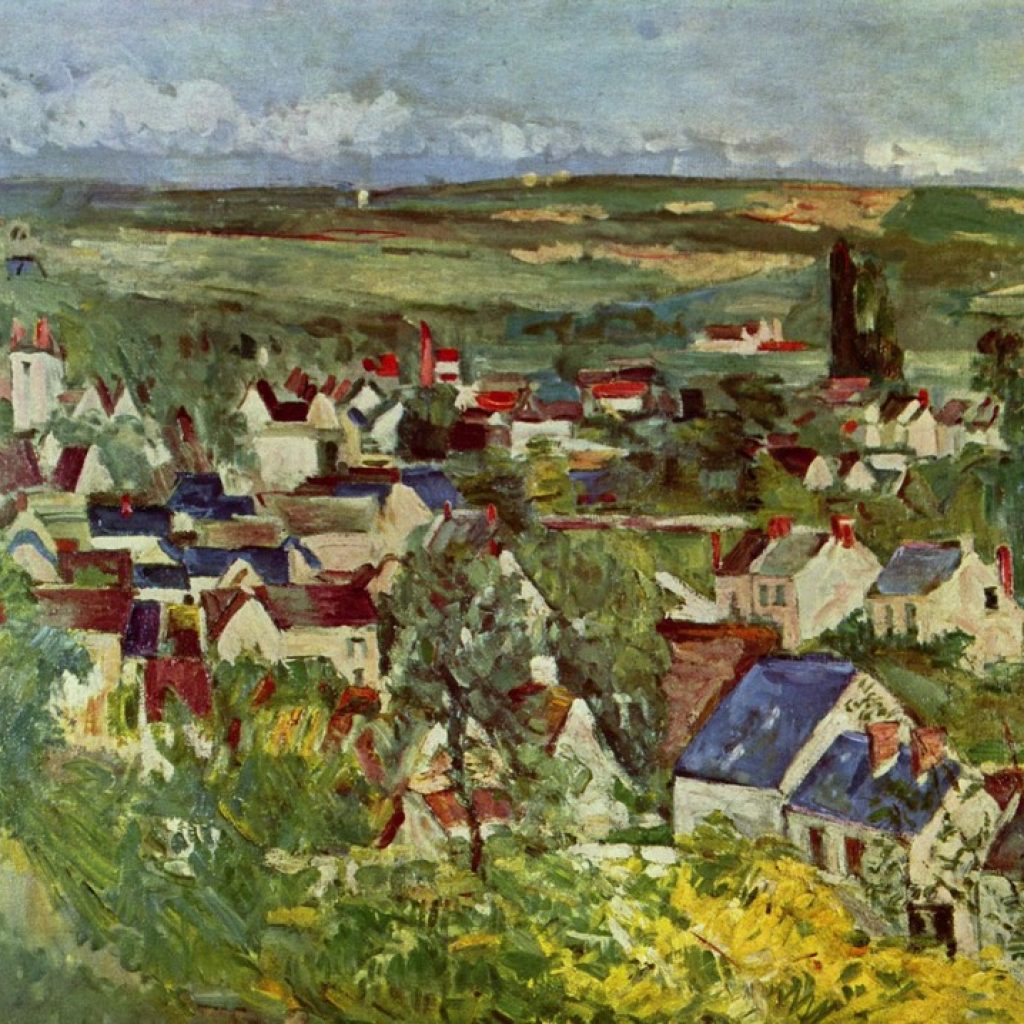 Vue d'Auvers - Cézanne
