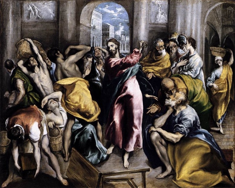 La purification du temple - El Greco