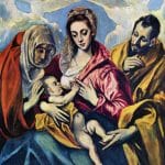 La sainte famille - El Greco